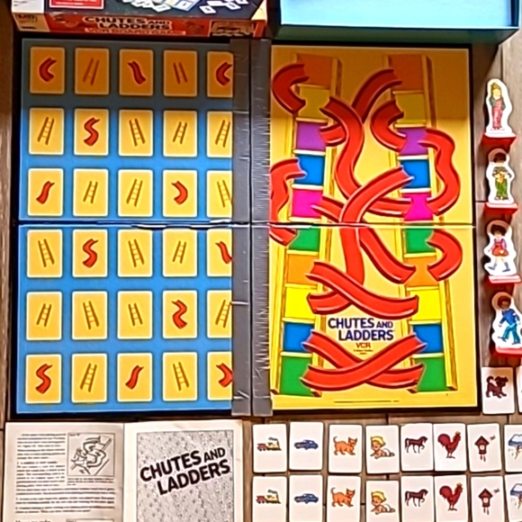 Vintage 1986 Milton Bradley Chutes and Ladders VCR Board Game - Picture 4 of 16
